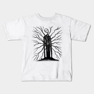 Unveiling the Shadows: Exploring the Enigmatic Legend of Slender Man Kids T-Shirt